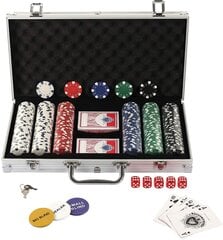 Покерный набор Texas Strong, 300 жетонов + чемодан цена и информация | Азартные игры | 220.lv