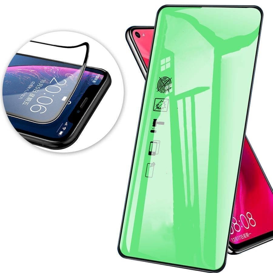 Fusion ceramic glass 9D aizsargstikls pilnam ekrānam Apple iPhone 11 Pro Max melns cena un informācija | Ekrāna aizsargstikli | 220.lv