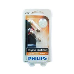 Автомобильная лампа PHILIPS 12В C5W, 2 шт. цена и информация | Автомобильные лампочки | 220.lv