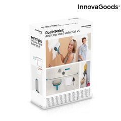 Uzpildāmu, nenopilošu krāsas rullīšu komplekts Roll'n'paint InnovaGoods 5 Daudzums цена и информация | Инструменты для покраски | 220.lv