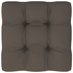 Spilvens dīvānam no paletēm, 70x70x12 cm, brūns cena un informācija | Krēslu paliktņi | 220.lv