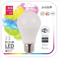 Светодиодная лампочка Avide Smart WiFi 9W RGB E27 806lm цена и информация | Лампочки | 220.lv