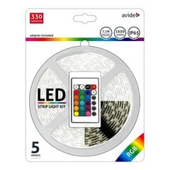 LED lente Avide RGB 5050 ar pulti IP65, 5 m цена и информация | Светодиодные ленты | 220.lv