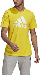 Футболка Adidas M Bl Sj T Yellow GM3248/S цена и информация | Мужские футболки | 220.lv