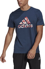 Футболки Adidas M Bos Brtp Fll Blue GL3702/XL цена и информация | Мужские футболки | 220.lv