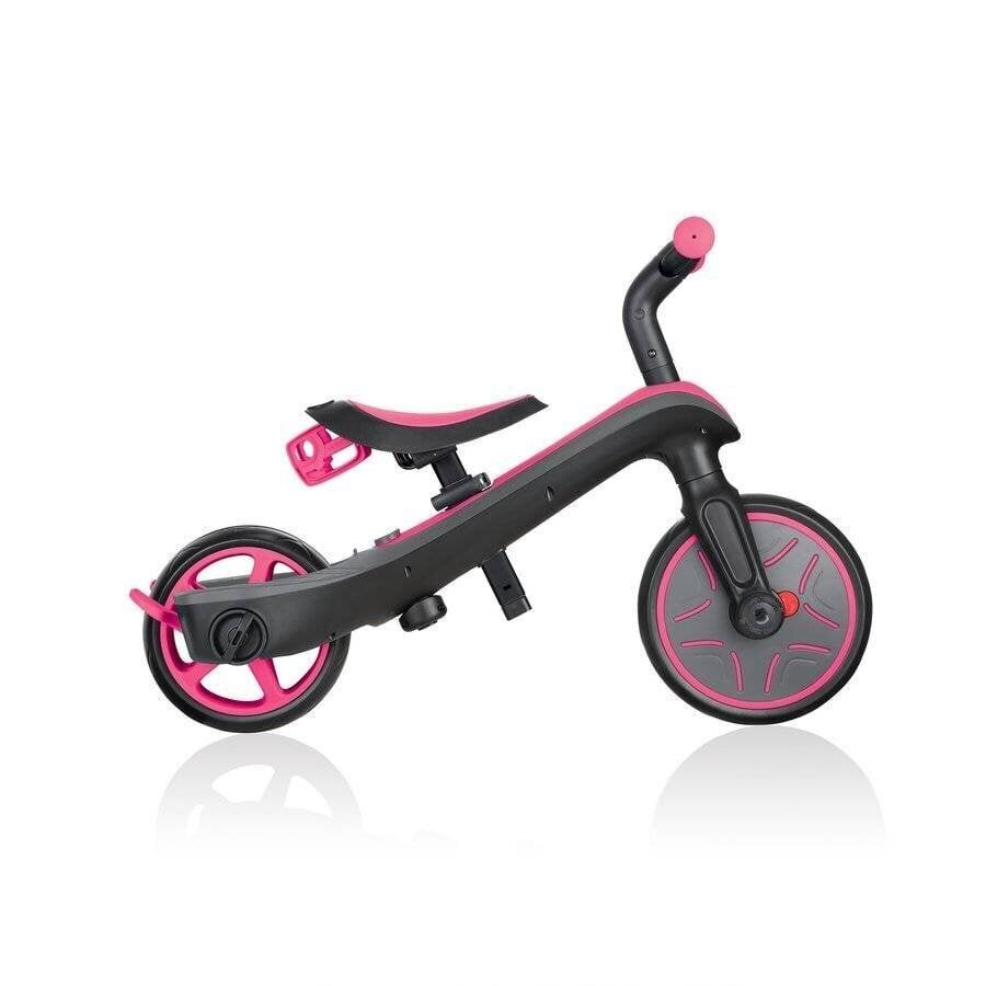 Skrejritenis Globber Trike Explorer 4in1, rozā, 632-110 цена и информация | Trīsriteņi | 220.lv