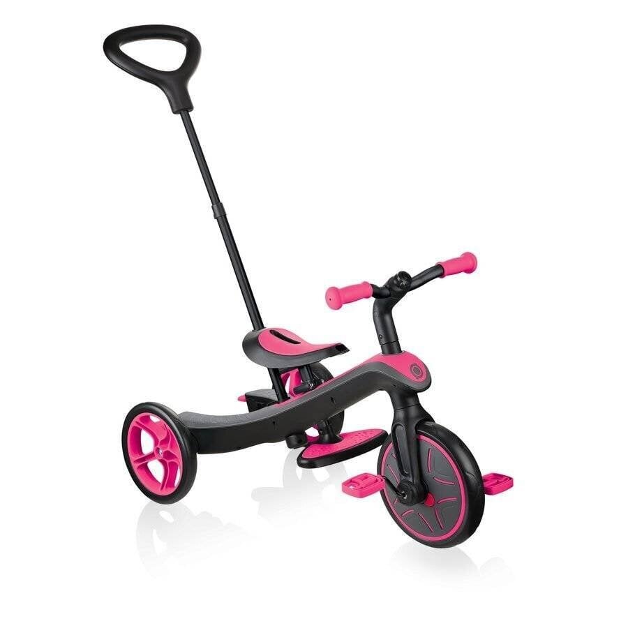 Skrejritenis Globber Trike Explorer 4in1, rozā, 632-110 цена и информация | Trīsriteņi | 220.lv