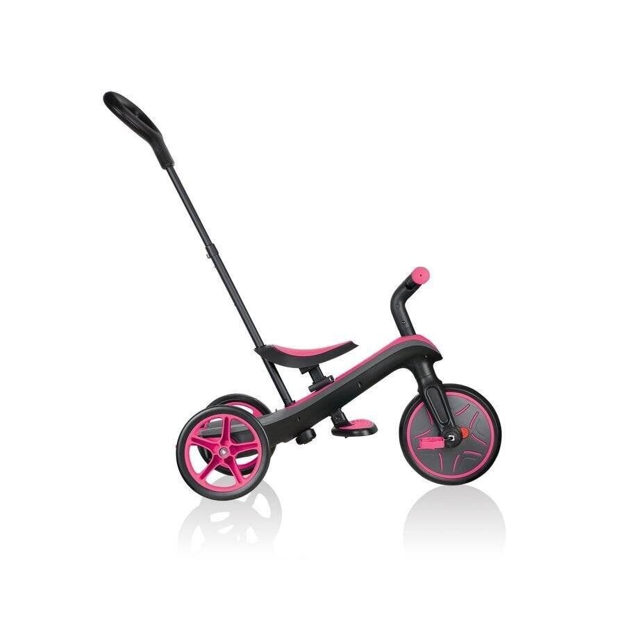 Skrejritenis Globber Trike Explorer 4in1, rozā, 632-110 cena un informācija | Trīsriteņi | 220.lv