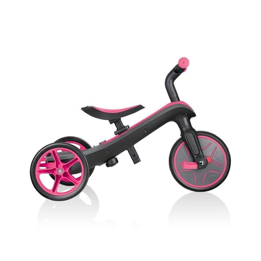 Skrejritenis Globber Trike Explorer 4in1, rozā, 632-110 цена и информация | Trīsriteņi | 220.lv