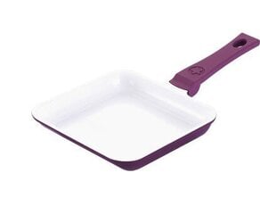 Сковорода Minichef 14x14 см, литая алюминиевая с керамическим покрытием, фиолетовая цена и информация | Cковородки | 220.lv
