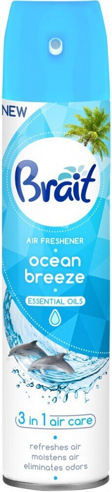 Gaisa atsvaidzinātājs BRAIT "Ocean Breeze", 300 ml cena un informācija | Gaisa atsvaidzinātāji | 220.lv