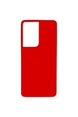 Silikona vāciņš Samsung Galaxy S21 Ultra SoundBerry, sarkana цена и информация | Чехлы для телефонов | 220.lv