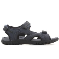 GEOX vīriešu zilas sandales UOMO SANDAL STRADA цена и информация | Мужские шлепанцы, босоножки | 220.lv