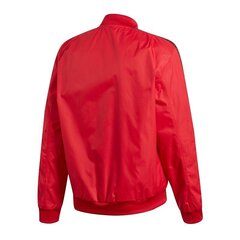Vīriešu džemperis Adidas MUFC Anthem M DX9077, sarkans cena un informācija | Vīriešu jakas | 220.lv