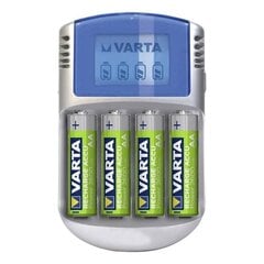 Зарядное устройство LCD с 4 батареями AA 2600 мАч Varta 57070 цена и информация | Зарядные устройства для элементов питания | 220.lv