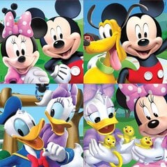 Паззл Educa Borras Mickey Mouse (Мышь Микки), 4 шт цена и информация | Пазлы | 220.lv