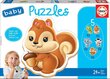 Puzle Educa Borras Dzīvnieku mazuļi, 5 gab. cena un informācija | Puzles, 3D puzles | 220.lv