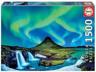 Puzle Educa Borras Sala Aurora Borealis, 1500 detaļu cena un informācija | Puzles, 3D puzles | 220.lv