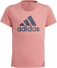 Adidas Футболки G Bl T Pink GN1441/140 цена и информация | Рубашки для девочек | 220.lv