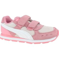 Кеды детские Puma Vista V Infants 369541-10 23, 57559, розовые цена и информация | Детская спортивная обувь | 220.lv