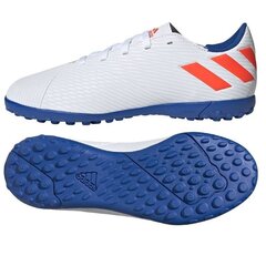 Футбольные бутсы Adidas Nemeziz Messi 19.4 TF JR F99929, белые цена и информация | Футбольные ботинки | 220.lv