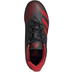 Бутсы футбольные Adidas Predator 20.4 TF JR EF1956, чёрные цена и информация | Футбольные ботинки | 220.lv