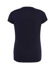 Женская однотонная футболка с короткими рукавами (Тёмно-синяя) цена и информация | Футболка женская | 220.lv