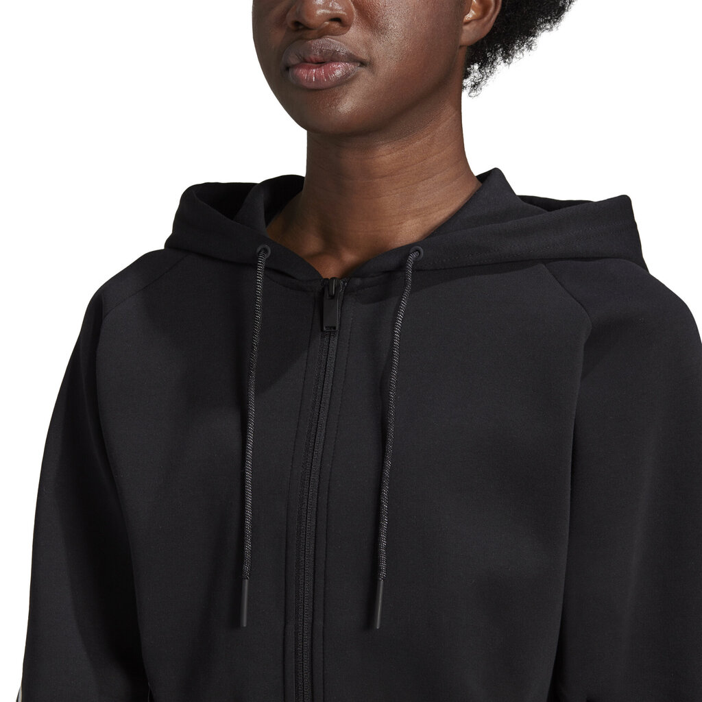 Adidas Džemperi W Fi 3s Fz Hoodie Black GL0339/XS cena un informācija | Jakas sievietēm | 220.lv