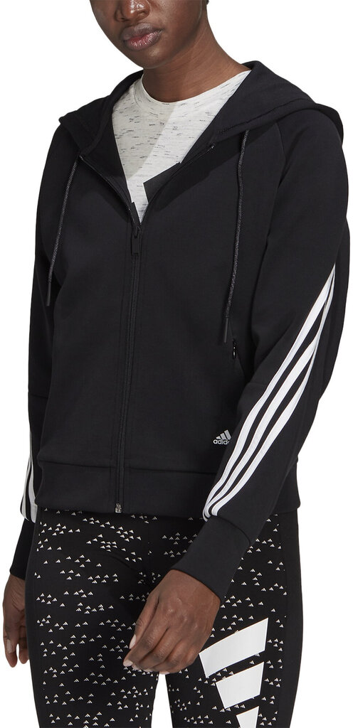 Adidas Džemperi W Fi 3s Fz Hoodie Black GL0339/XS цена и информация | Jakas sievietēm | 220.lv