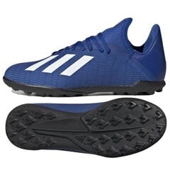 Futbola buči zēniem Adidas X 19.3 TF J EG7172, zili цена и информация | Футбольные ботинки | 220.lv