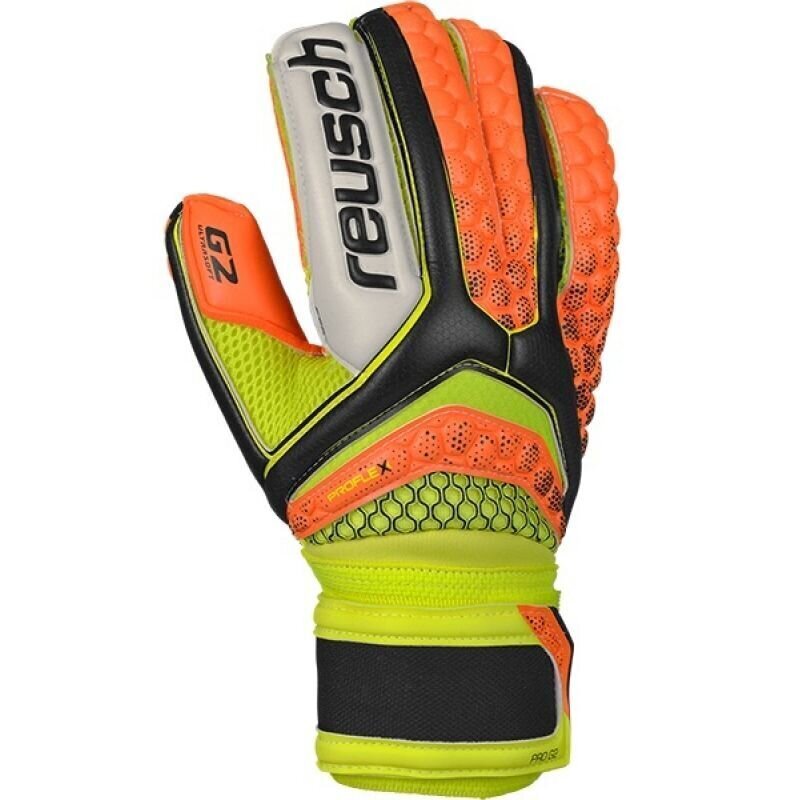 Vārtsarga cimdi Reusch pulse pro G2 36 70 906767, daudzkrāsaini cena un informācija | Vārtsarga cimdi | 220.lv