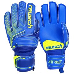 Детские вратарские перчатки Reusch Attrakt S1 Junior 50 72 215 4949, синие цена и информация | Перчатки вратаря | 220.lv