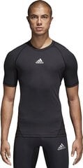 Футболка мужская Adidas CW9524, черная цена и информация | Мужские футболки | 220.lv