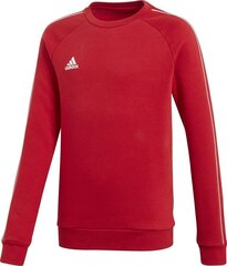 Džemperis bērniem Adidas Core 18 SW Top JR CV3970 (45649), sarkans cena un informācija | Zēnu jakas, džemperi, žaketes, vestes | 220.lv