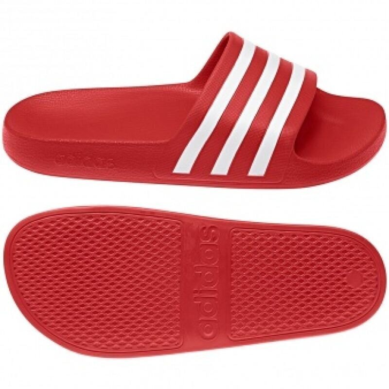 Pludmales čības Adidas Adilette Aqua F35540, sarkanas cena un informācija | Peldēšanas apavi | 220.lv