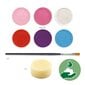 Veido dažų paletė DJECO Sweet, 6 spalvos cena un informācija | Modelēšanas un zīmēšanas piederumi | 220.lv