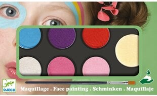 Палитра красок для лица Djeco Sweet, 6 цветов цена и информация | Принадлежности для рисования, лепки | 220.lv