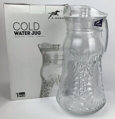 Krūka Cold Water Jug. G-Horse 1800ml cena un informācija | Glāzes, krūzes, karafes | 220.lv