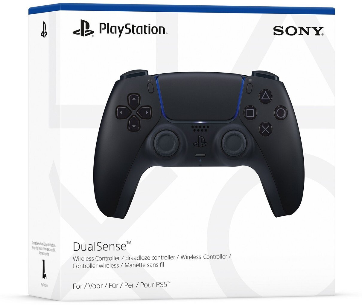 Sony PlayStation DualSense Midnight Black (PS5) - Wireless Controller cena un informācija | Spēļu kontrolieri | 220.lv