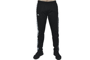 Мужские спортивные штаны Kappa Banda Astoria Snaps 303KUE0-C50, черные цена и информация | Мужская спортивная одежда | 220.lv