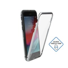 Mocco Double Side Case 360 Aluminija Apvalks ar Aizsargstiklim Telefonam Apple iPhone 7 Plus / 8 Plus Caurspīdīgs - Sudrabs цена и информация | Чехлы для телефонов | 220.lv