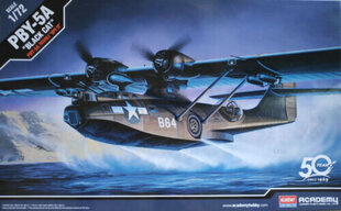 Līmējams modelis Academy 12487 Black Cat PBY-5A 1/72 cena un informācija | Līmējamie modeļi | 220.lv