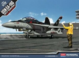 Клейкая модель Academy 12560 USN EA-18G VAQ-141 Shadow Hawks 1/72 цена и информация | Склеиваемые модели | 220.lv