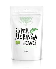 Порошок из листьев моринги Super Moringa Leaves Ayurveda Line, 200 г цена и информация | Чаи и лекарственные травы | 220.lv