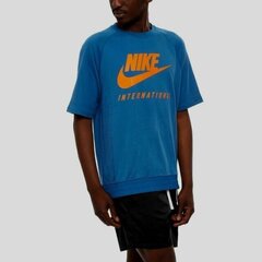 Vīriešu T-krekls Nike International Crew, zils цена и информация | Мужские футболки | 220.lv