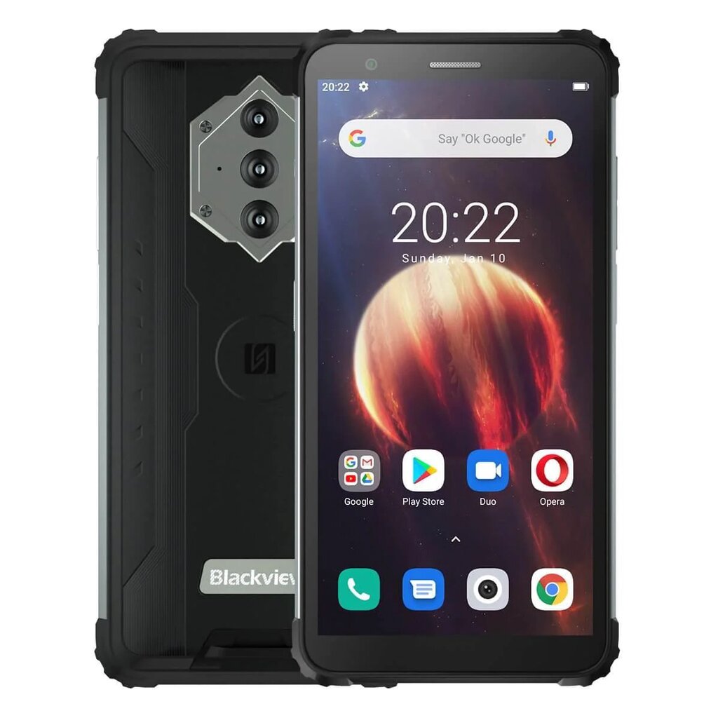 Blackview BV6600, 64GB, Dual SIM, Black cena un informācija | Mobilie telefoni | 220.lv