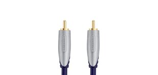 Цифровой коаксиальный кабель Premium SAL4801 RCA M- RCA M 1,0 м TELL цена и информация | Кабели и провода | 220.lv