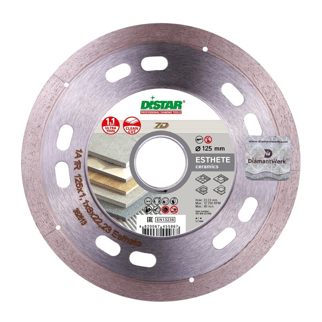 Dimanta Disks Distar Esthete 7D 125 mm цена и информация | Rokas instrumenti | 220.lv