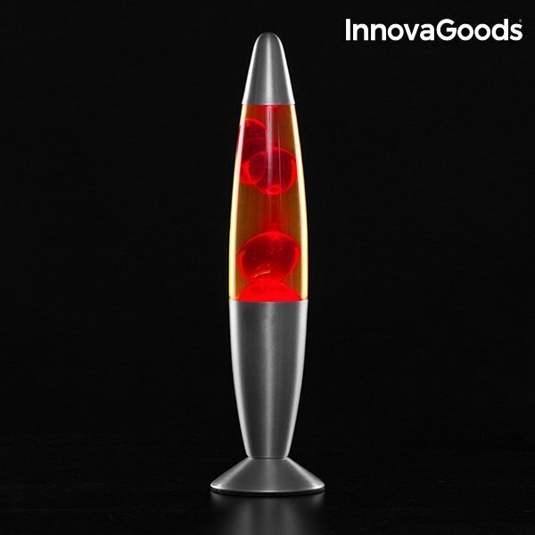 Lavas lampa InnovaGoods, sarkana цена и информация | Galda lampas | 220.lv