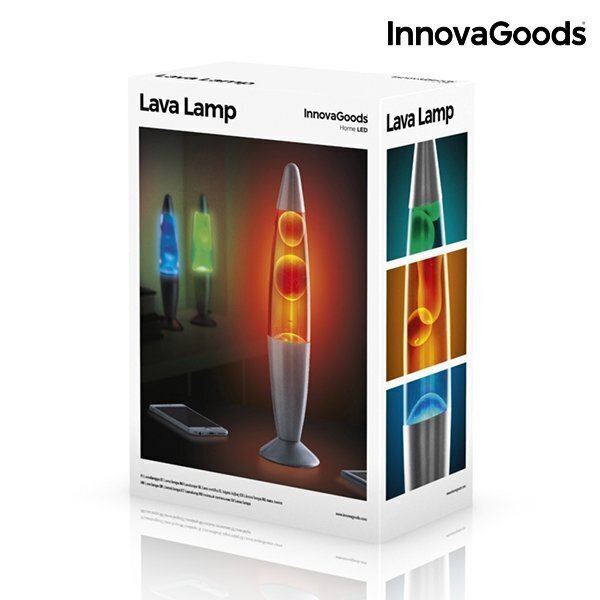 Lavas lampa InnovaGoods, zaļa cena un informācija | Galda lampas | 220.lv